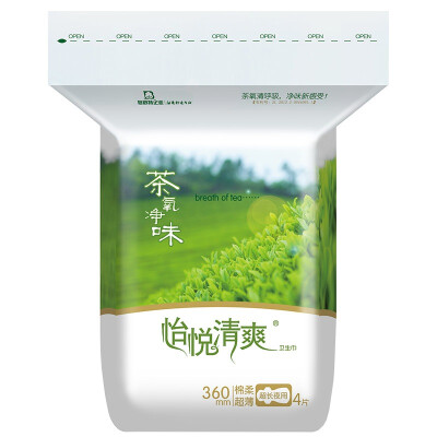 Times Shu Te Yue Yue fresh tea oxygen net cotton soft ultra-thin 360mm 4 long ultra-night use
Times Shu Te Yue Yue fresh tea oxygen net cotton soft ultra-thin 360mm 4 long ultra-night use