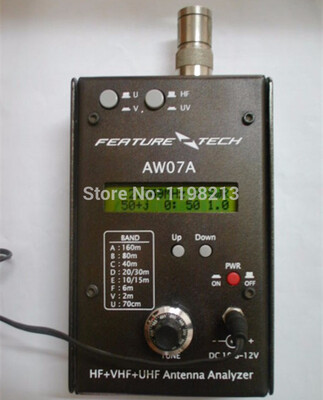 AW07A HF VHF UHF 160M Impedance SWR Antenna Analyzer for HAM Radio Hobbists DIY Walkie Talkie Two Way Radios
AW07A HF VHF UHF 160M Impedance SWR Antenna Analyzer for HAM Radio Hobbists DIY Walkie Talkie Two Way Radios