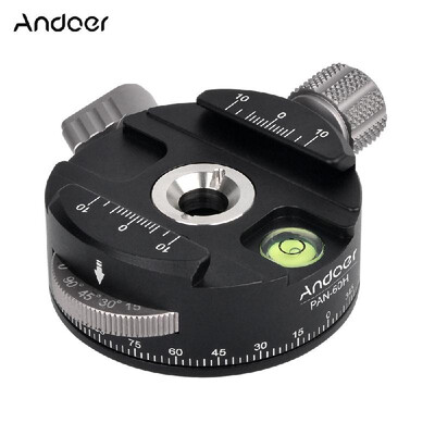 Andoer PAN60H Panoramic Photography Ball Head Tripod Head with Indexing Rotator AS Type Clamp Adopt for Arca Swiss Type Clamp Re
Andoer PAN60H Panoramic Photography Ball Head Tripod Head with Indexing Rotator AS Type Clamp Adopt for Arca Swiss Type Clamp Re