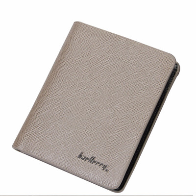 Korean Men Short Horizontal Wallet