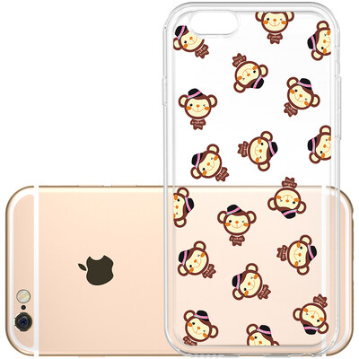 BIAZE Apple, 6 / 6S Плюс телефон оболочки iPhone6 / 6S Plus Выдерживает падение защитный чехол мультфильма все включено прозрачной мягкой оболочки Рядов JK126- джентльмен обезьяны любовь 
BIAZE Apple, 6 / 6S Плюс телефон оболочки iPhone6 / 6S Plus Выдерживает падение защитный чехол мультфильма все включено прозрачной мягкой оболочки Рядов JK126- джентльмен обезьяны любовь