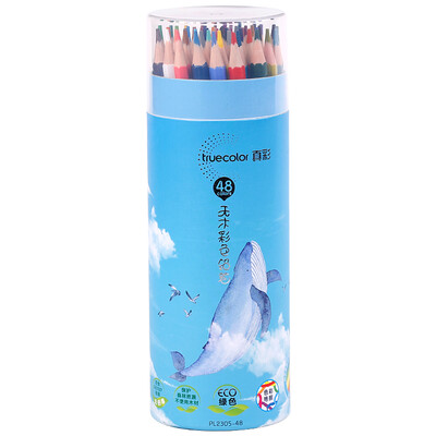 TRUECOLOR 48 color no wood hexagonal color pencil color lead color fill color pen painting color pen student adult art sketch pen blue barrel PL2305
TRUECOLOR 48 color no wood hexagonal color pencil color lead color fill color pen painting color pen student adult art sketch pen blue barrel PL2305