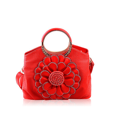 Brands lady leather handbag new 2016 fashion women's shoulder bag big rose flower bag high quality messenger bag tote bag
Brands lady leather handbag new 2016 fashion women's shoulder bag big rose flower bag high quality messenger bag tote bag