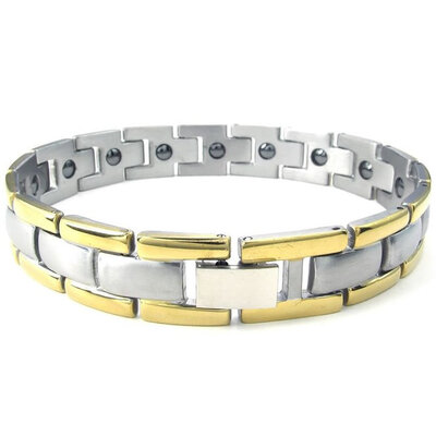 Hpolw Mens Fashion Jewelry Magnetic 316L Stainless Steel Classic Links Bolt buttoned Bracelet
Hpolw Mens Fashion Jewelry Magnetic 316L Stainless Steel Classic Links Bolt buttoned Bracelet