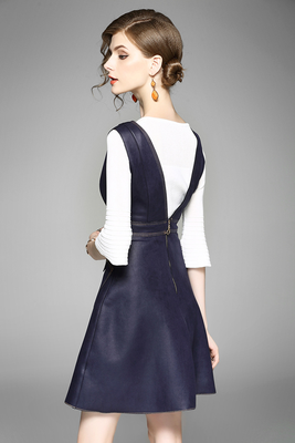 2018 New Women Office Lady Two Piece White Half Flare Sleeve V-neck A-line Vest Dresses Female Suit Summer
2018 New Women Office Lady Two Piece White Half Flare Sleeve V-neck A-line Vest Dresses Female Suit Summer