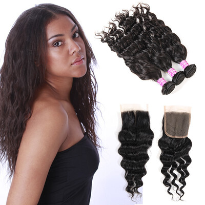8A Brazilian Virgin Human Hair Natural Wave Bundles With Middle Part Closure Wholesale 100 Unprocessed Human Hair Weave
8A Brazilian Virgin Human Hair Natural Wave Bundles With Middle Part Closure Wholesale 100 Unprocessed Human Hair Weave