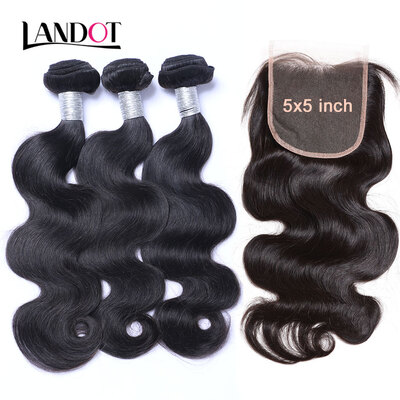 8A Size 5x5 Lace Closure With 3 Bundles Peruvian Body Wave Virgin Hair 4 Pcs Lot 100 Human Hair Weaves And Closures Natural Black
8A Size 5x5 Lace Closure With 3 Bundles Peruvian Body Wave Virgin Hair 4 Pcs Lot 100 Human Hair Weaves And Closures Natural Black