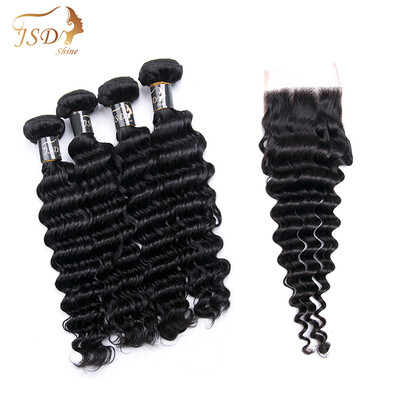 JSDshine Hair Deep Wave Bundles With Closure Human Hair Peruvian Hair Weave 4 Bundles With Closure Human Hair Extension
JSDshine Hair Deep Wave Bundles With Closure Human Hair Peruvian Hair Weave 4 Bundles With Closure Human Hair Extension
