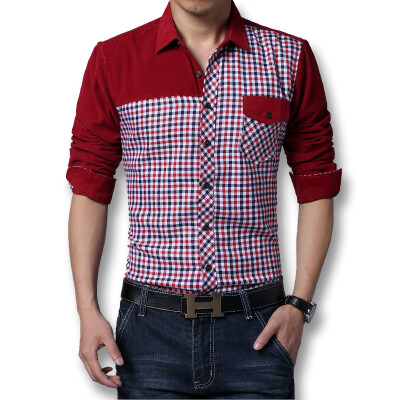 Plaid Men Shirts Spring Autumn 2016 Mens Fashion Long Sleeved Casual Cotton Men Shirts New Style Dress Shirts Hot Sale
Plaid Men Shirts Spring Autumn 2016 Mens Fashion Long Sleeved Casual Cotton Men Shirts New Style Dress Shirts Hot Sale