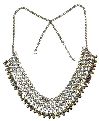 Idealway Bohemian Boho Silver Waist Chain Bell Tassel Pendant Waist Belt Dance Body Chain Jewelry
Idealway Bohemian Boho Silver Waist Chain Bell Tassel Pendant Waist Belt Dance Body Chain Jewelry