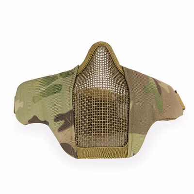 Tactical Airsoft Mask Helmet Half Lower Face Metal Steel Mesh Net Hunting Protective prop for Paintball Party Mask CS
Tactical Airsoft Mask Helmet Half Lower Face Metal Steel Mesh Net Hunting Protective prop for Paintball Party Mask CS