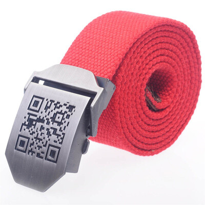 Shang Long two-dimensional code canvas belt metal buckle leather bag tail 120cm encryption tape military tactical belt military fans outdoor leisure army green pattern AL57
Shang Long two-dimensional code canvas belt metal buckle leather bag tail 120cm encryption tape military tactical belt military fans outdoor leisure army green pattern AL57