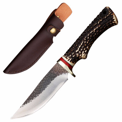CHACHEKA Outdoor Survival Tactical Straight Knife Forged Pattern Steel Antlers Handle 58HRC Hunting Camping Knives Fishing Saber
CHACHEKA Outdoor Survival Tactical Straight Knife Forged Pattern Steel Antlers Handle 58HRC Hunting Camping Knives Fishing Saber