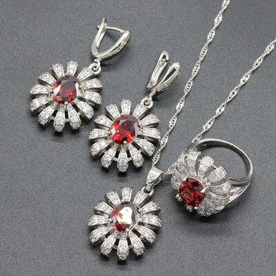 Trendy White Stone Silver Plated Jewelry Sets for Women Choker Pendant Drop Earrings Ring Six Colors Available Free Jewelry Box
Trendy White Stone Silver Plated Jewelry Sets for Women Choker Pendant Drop Earrings Ring Six Colors Available Free Jewelry Box
