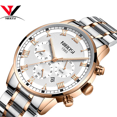 NIBOSI 2018 New Men Watches Stainless Steel High Quality Watched Brand Fashion Analog Sport Quartz Wrist Watch Erkek Kol Saati
NIBOSI 2018 New Men Watches Stainless Steel High Quality Watched Brand Fashion Analog Sport Quartz Wrist Watch Erkek Kol Saati