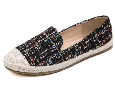 women ballet flat shoes slip on loafers weave round toe espadrilles work outdoor walking casual shoes
women ballet flat shoes slip on loafers weave round toe espadrilles work outdoor walking casual shoes