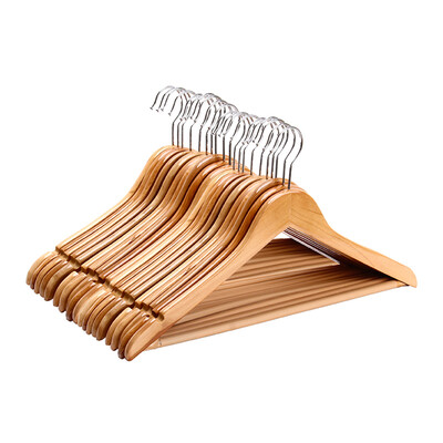 Additives hangers solid wood hangers suits beech wood drying racks slip wooden wood color pants pants wide shoulders without clothes drying racks environmentally friendly wooden hangers three loaded YX-0747
Additives hangers solid wood hangers suits beech wood drying racks slip wooden wood color pants pants wide shoulders without clothes drying racks environmentally friendly wooden hangers three loaded YX-0747