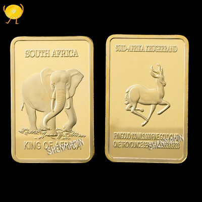 African Wildlife Elephant Crocodile Lion Orangutan Deer Gold Bark Lucky Animal Coin Animal Protection Commemorative Medal
African Wildlife Elephant Crocodile Lion Orangutan Deer Gold Bark Lucky Animal Coin Animal Protection Commemorative Medal