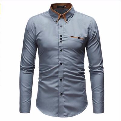 2018 mens shirt fashion business casual shirt mens clothes brand dress shirt high quality Solid color shirt camisa masculina
2018 mens shirt fashion business casual shirt mens clothes brand dress shirt high quality Solid color shirt camisa masculina