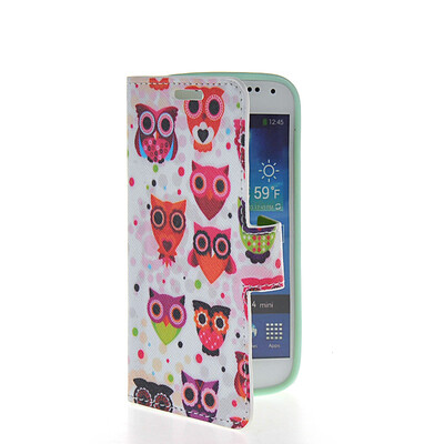 MOONCASE Cute Owl Design Leather Side Flip Wallet Card Pouch Stand Back Case Cover For Samsung Galaxy S4 Mini I9190
MOONCASE Cute Owl Design Leather Side Flip Wallet Card Pouch Stand Back Case Cover For Samsung Galaxy S4 Mini I9190