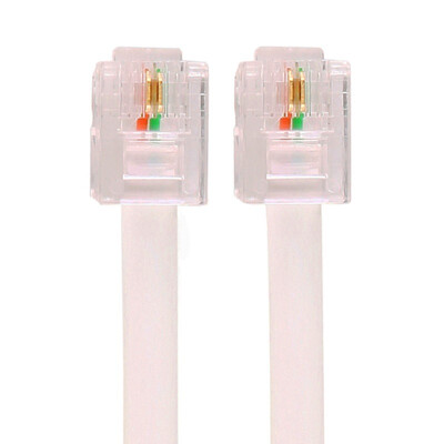 Shanze (SAMZHE) C28BWG-205C 2-core single-chip copper telephone line voice jumper machine extension cable line finished telephone line with crystal head 5 meters
Shanze (SAMZHE) C28BWG-205C 2-core single-chip copper telephone line voice jumper machine extension cable line finished telephone line with crystal head 5 meters
