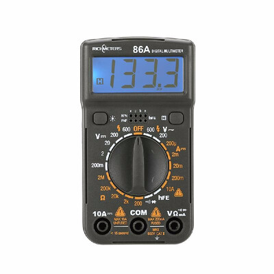 RICHMETERS RM86A Pocket Size Mini Digital Multimeter Backlight ACDC Handheld Ammeter Voltmeter Voltage Current Ohm Electrical Tes
RICHMETERS RM86A Pocket Size Mini Digital Multimeter Backlight ACDC Handheld Ammeter Voltmeter Voltage Current Ohm Electrical Tes