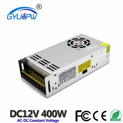 Universal dc Power Supply 12v 33A 400W Switching Led Driver Transformer 110V 220V AC TO DC12V SMPS for Strip Lamp CNC CCTV Motor
Universal dc Power Supply 12v 33A 400W Switching Led Driver Transformer 110V 220V AC TO DC12V SMPS for Strip Lamp CNC CCTV Motor