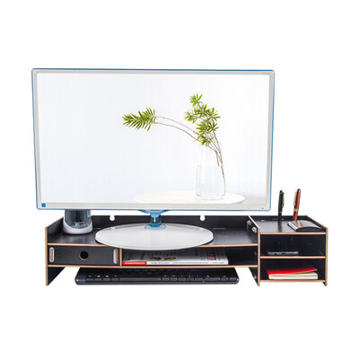 Jinlongxing glosen computer monitor increased shelf desk surface shelf LCD display base support bracket keyboard finishing storage cabinet wood grain large black
Jinlongxing glosen computer monitor increased shelf desk surface shelf LCD display base support bracket keyboard finishing storage cabinet wood grain large black