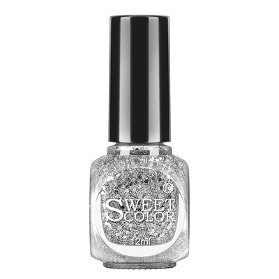 Sweet Color CP-A25 Pearl Silver 12ml (French raw materials fast-drying long nail polish metal bare color
Sweet Color CP-A25 Pearl Silver 12ml (French raw materials fast-drying long nail polish metal bare color