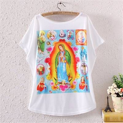 Vintage Spring Summer Digital Printing Girl Womens Loose Short Batwing Sleeve T-shirt
Vintage Spring Summer Digital Printing Girl Womens Loose Short Batwing Sleeve T-shirt