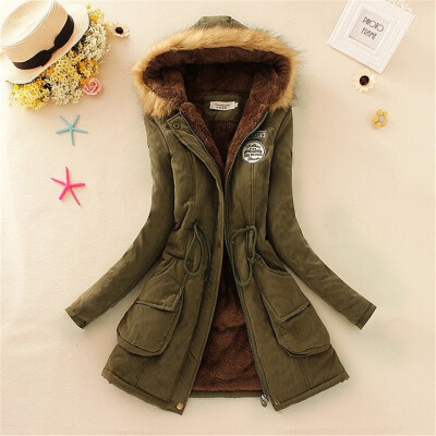 Winter Coat Women 2018 New Parka Casual Outwear Solid Hooded Thickening Cotton Coat Winter Jacket Fur Coat Women Clothes
Winter Coat Women 2018 New Parka Casual Outwear Solid Hooded Thickening Cotton Coat Winter Jacket Fur Coat Women Clothes