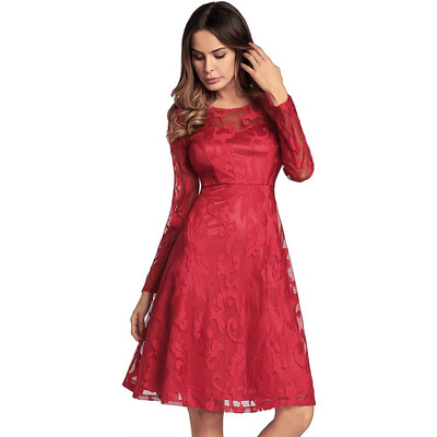 Women Elegant Solid Hallow Out Lace Mini Dress Vintage Sexy Strapless Tunic Zipper Party Princess Slim Vestidos
Women Elegant Solid Hallow Out Lace Mini Dress Vintage Sexy Strapless Tunic Zipper Party Princess Slim Vestidos