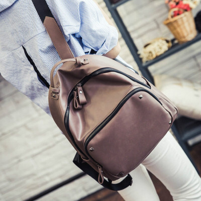 New Shoulder Bag Girl Student Backpack Japanese&Korean Version PU Skin Hexagon Rivet Pure Color
New Shoulder Bag Girl Student Backpack Japanese&Korean Version PU Skin Hexagon Rivet Pure Color