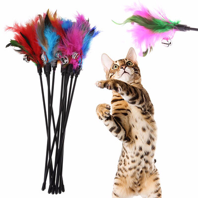 Cat Toys Soft Colorful Cat Feather Bell Rod Toy for Cat Kitten Funny Playing Interactive Toy Pet Cat Supplies
Cat Toys Soft Colorful Cat Feather Bell Rod Toy for Cat Kitten Funny Playing Interactive Toy Pet Cat Supplies