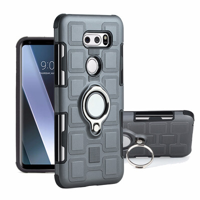 SHS Phone Case For LG V30Q8H970 Luxury Armor Ring Bracket Silicon TPU Lattice texture Protection
SHS Phone Case For LG V30Q8H970 Luxury Armor Ring Bracket Silicon TPU Lattice texture Protection