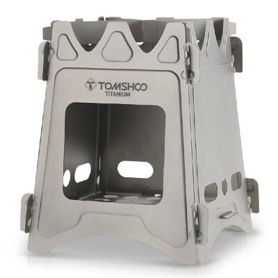 TOMSHOO Camping Wood Stove Portable Folding Lightweight Titanium Wood Burning Backpacking Stove for Outdoor Survival Cooking Picni
TOMSHOO Camping Wood Stove Portable Folding Lightweight Titanium Wood Burning Backpacking Stove for Outdoor Survival Cooking Picni