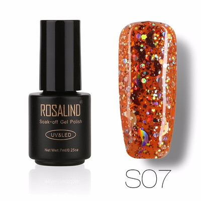 ROSALIND Gel 1S Black Bottle 7ML Star&Moon glitter S01-12 UV LED Soak-Off Gel Nail Polish Nail Art Semi Permanent Gel Varnish
ROSALIND Gel 1S Black Bottle 7ML Star&Moon glitter S01-12 UV LED Soak-Off Gel Nail Polish Nail Art Semi Permanent Gel Varnish