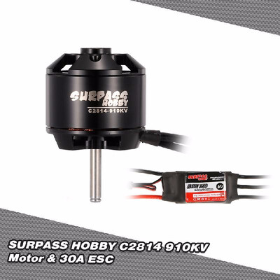 SURPASS HOBBY 2208 1350KV 14 Poles Brushless Motor 20A ESC 2-4S for RC Airplane Fixed-wing Glider Warbirds
SURPASS HOBBY 2208 1350KV 14 Poles Brushless Motor 20A ESC 2-4S for RC Airplane Fixed-wing Glider Warbirds