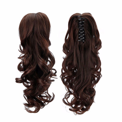 15" Synthetic Claw Clip On Ponytail Extensions Hair piece Long Curly Clip In Hair Human Extensions Heat Resistant Ponytail Wig
15" Synthetic Claw Clip On Ponytail Extensions Hair piece Long Curly Clip In Hair Human Extensions Heat Resistant Ponytail Wig