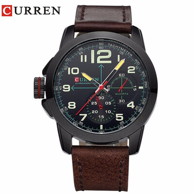 Curren Watches Men Top Brand Luxury Cow Leather Strap Quartz-Watches Sport Mens Watches Waterproof Relogio Heren Hodinky 8182B
Curren Watches Men Top Brand Luxury Cow Leather Strap Quartz-Watches Sport Mens Watches Waterproof Relogio Heren Hodinky 8182B