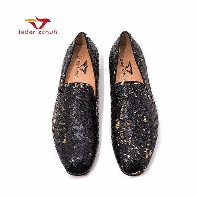 Jeder Schuh luxurious sequins mens loafers wedding&prom two colors men handmade smoking slippers plus size shoes
Jeder Schuh luxurious sequins mens loafers wedding&prom two colors men handmade smoking slippers plus size shoes