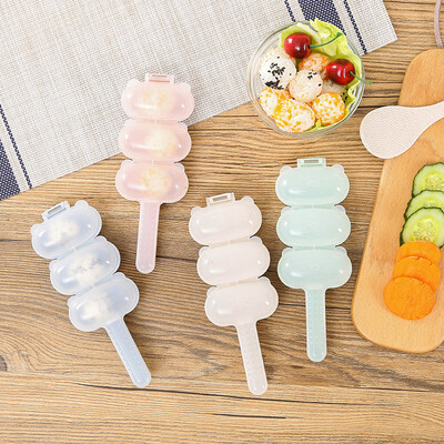 Jiamo wheat straw shake rice ball artifact shaker rice ball mold child baby feeding artifact one shake into rice ball color random
Jiamo wheat straw shake rice ball artifact shaker rice ball mold child baby feeding artifact one shake into rice ball color random