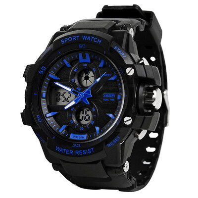 SKMEI Sports Watch For Men Digital LED Outdoor Waterproof Watch with Dual Signage Display in Military Style High-end brand luxury watch 0990
SKMEI Sports Watch For Men Digital LED Outdoor Waterproof Watch with Dual Signage Display in Military Style High-end brand luxury watch 0990