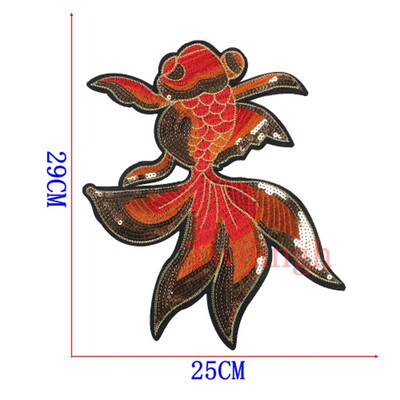 twilingh Patches Sewing Iron-On Accessories Fish Embroidered Sequined Patches For Clothing
twilingh Patches Sewing Iron-On Accessories Fish Embroidered Sequined Patches For Clothing