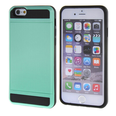 MOONCASE Case for iPhone 6 / 6S (4.7") Soft Silicone Gel TPU Skin With Card Holder Protective Case Cover Azure
MOONCASE Case for iPhone 6 / 6S (4.7") Soft Silicone Gel TPU Skin With Card Holder Protective Case Cover Azure