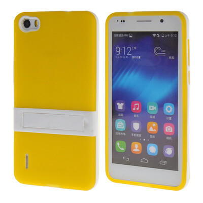 MOONCASE Huawei 6 Case Jelly color Silicone Gel TPU Skin Slim With Stand Back Case Cover for Huawei Honor 6 Yellow
MOONCASE Huawei 6 Case Jelly color Silicone Gel TPU Skin Slim With Stand Back Case Cover for Huawei Honor 6 Yellow