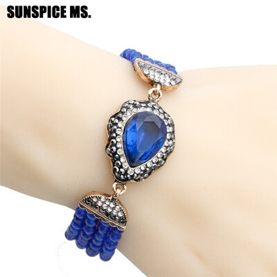New Nepal Natural Stone Beads Charm Bracelets For Women Antique Gold Color Big Water Drop Crystal Ethnic Turkish Banquet Jewelry
New Nepal Natural Stone Beads Charm Bracelets For Women Antique Gold Color Big Water Drop Crystal Ethnic Turkish Banquet Jewelry