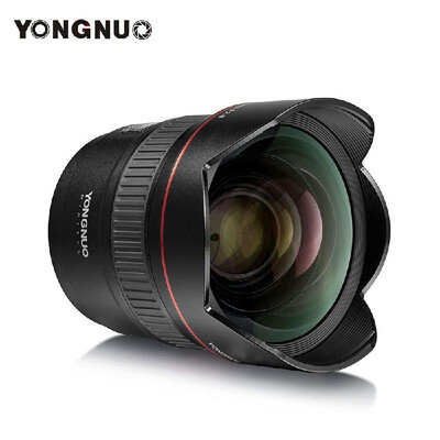 YONGNUO YN14mm F28 Ultrawide Angle Prime Lens Auto Manual Focus 114° Diagonal Angle for Canon DSLR Camera
YONGNUO YN14mm F28 Ultrawide Angle Prime Lens Auto Manual Focus 114° Diagonal Angle for Canon DSLR Camera