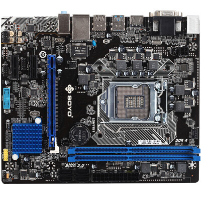 Soyo (SOYO) SY-H110D4 + волшебная звуковая версия материнской платы (Intel H110 / LGA 1151)
Soyo (SOYO) SY-H110D4 + волшебная звуковая версия материнской платы (Intel H110 / LGA 1151)