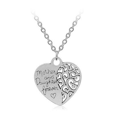 MyMei Women 18" Silver Mother and daughter Forever" Heart Pendant Necklace Chain Gift
MyMei Women 18" Silver Mother and daughter Forever" Heart Pendant Necklace Chain Gift